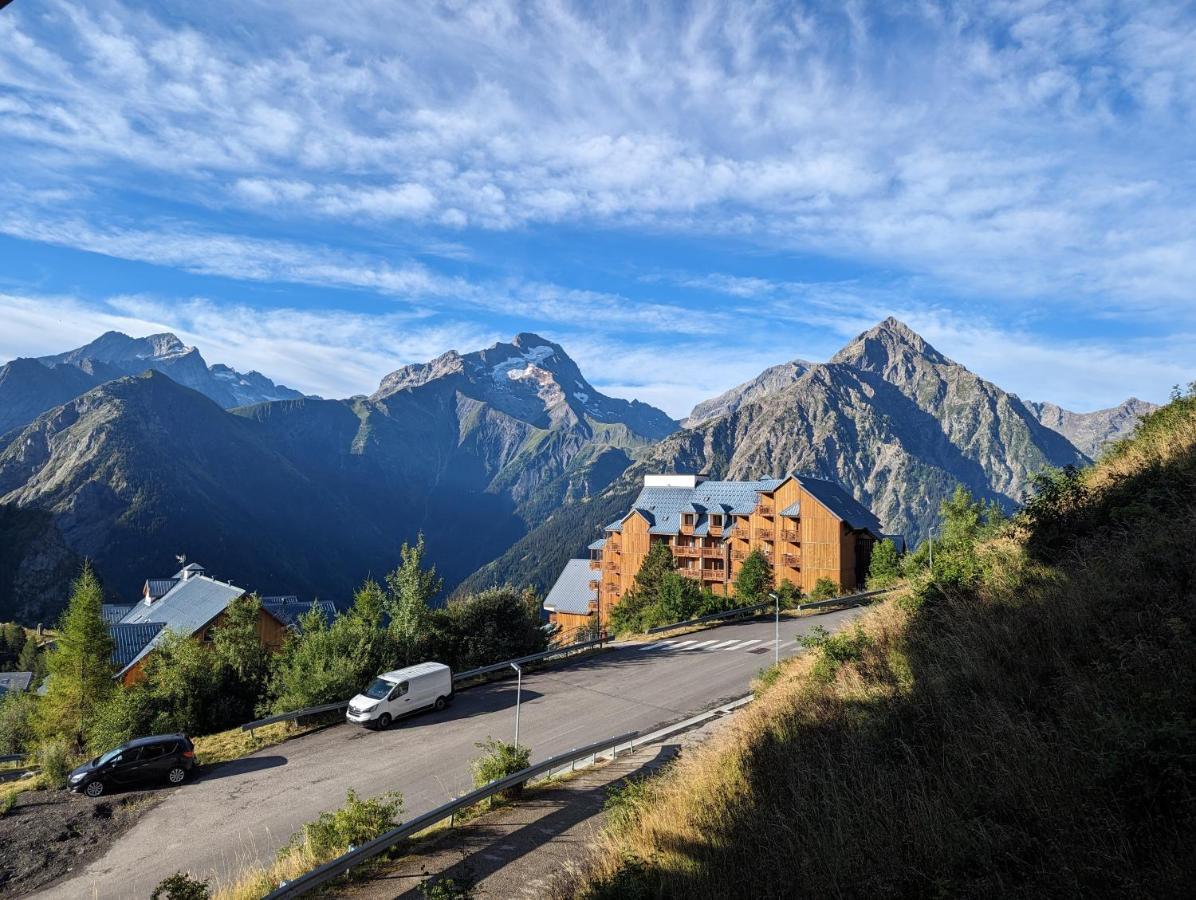 Appartement 4 Couchages ,Plein Sud Calme Les Deux Alpes Buitenkant foto